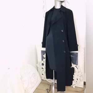 Black Maxi Trench Coat